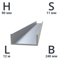 Швеллер 24 У/П